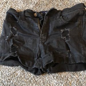 Black Hollister High Rise 3” Shorts Size 3
